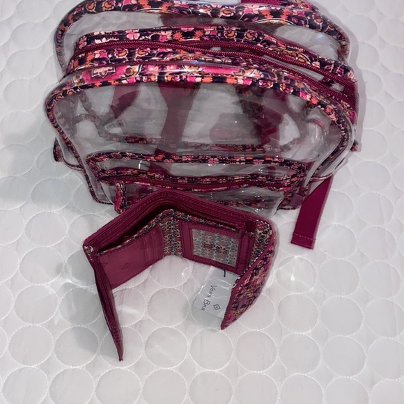 Vera Bradley clearly Stadium backpack & Wallet - Picture 15 of 16